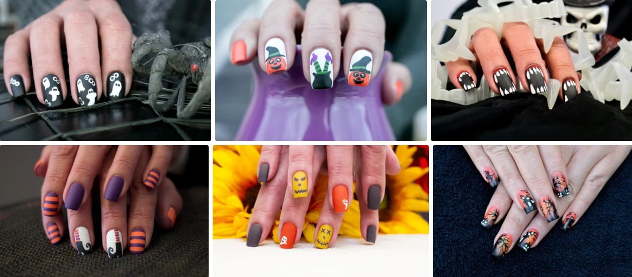 10 Spooky-Chic Halloween Nail Design