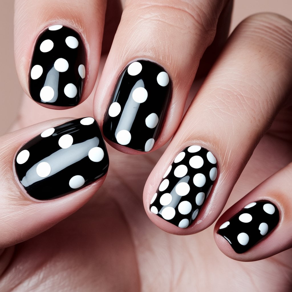 Black Nail Designs