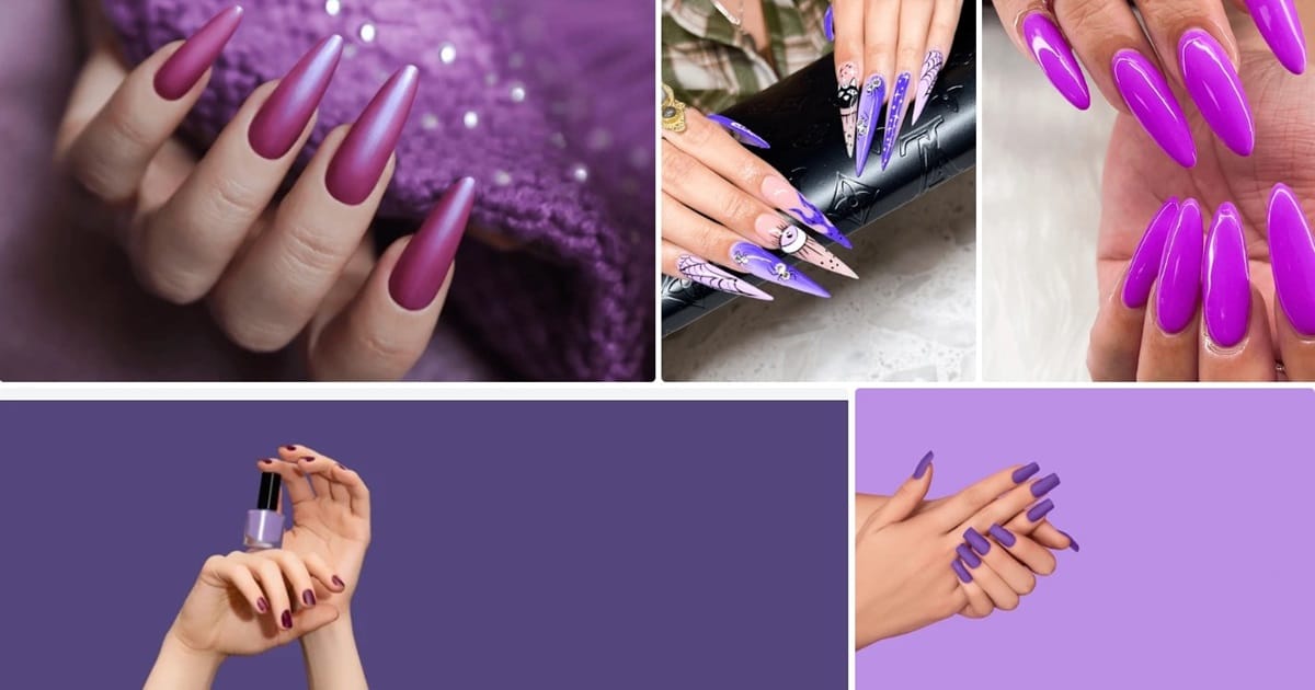 Purple Nail Designs